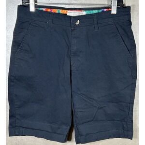 Hudson And Barrow Shorts Blue Chinos Cotton Men's Size 30 Cotton Spandex